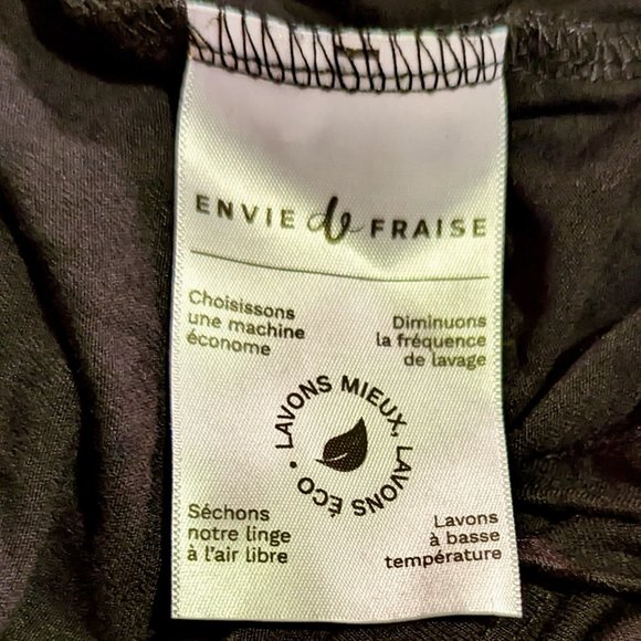 Envie de Fraise Nursing Shirt (Cybelle Style, Black) - Picture 9 of 14